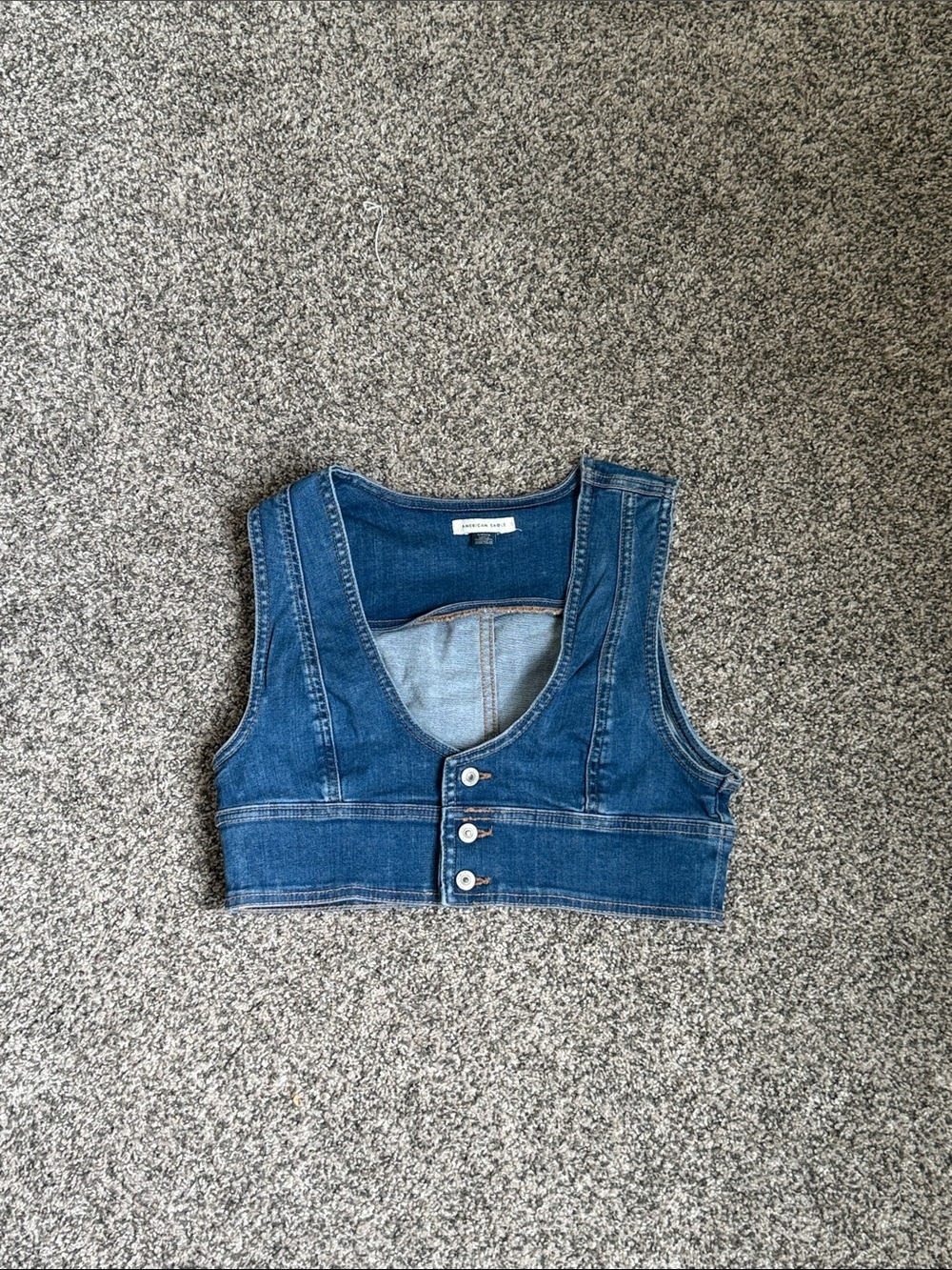Denim Bra Top Tank Top